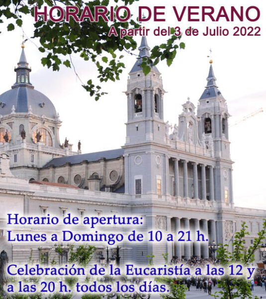 Horario_verano_catedral_almudena_2022